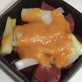 ＊まめゴマ＊'s cooksnap of when they made 簡単美味しい酢みそ♪で『まぐろぬた❤』.