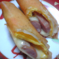 まるかば's cooksnap of when they made チーズと枝豆とハムの春巻き.