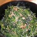 ひろりんt's cooksnap of when they made かき醤油☆青菜の胡麻マヨ♪めんつゆでも.