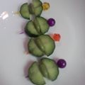 TTkichen's cooksnap of when they made 弁当に緑の色彩☆きゅうりと枝豆の串刺し.