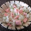 ポチペチ's cooksnap of when they made お魚のソーセージ入り♪バターライス.