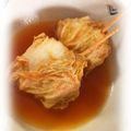 mariniko's cooksnap of when they made おもち入り☆ロール白菜.
