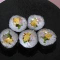 pand6666's cooksnap of when they made 初めて作った細巻き寿司.