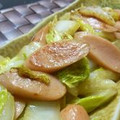 いずみるく's cooksnap of when they made 白菜とおさかなソーセージ✿カレー胡麻和え.