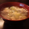 yama＊。's cooksnap of when they made 白菜としいたけの卵スープｂｙウェイパァー.