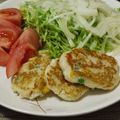 Emy．com's cooksnap of when they made 海老はんぺんバーグ.