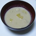 よっすい's cooksnap of when they made まいたけとさつま芋の豆乳お味噌汁.