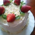 ＢＵＴＴＯＮ3's cooksnap of when they made ホワイトチョコのモカ米粉ケーキ.