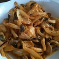 kudamonoo's cooksnap of when they made 鶏ムネ肉とアスパラのカレーマヨ炒め.