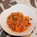 mocoshiho's cooksnap of when they made お茶漬けの素で簡単「にんじんナムル」.