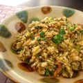 kigiri's cooksnap of when they made 黒ごまたっぷ～り炒飯.