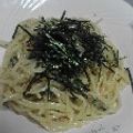 li02380's cooksnap of when they made 簡単・超早！小エビと明太子と大葉のパスタ.