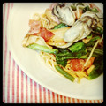 ♥bambi♥'s cooksnap of when they made 舞茸とエリンギと小松菜の和風パスタ☆旨ぁ.