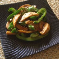 Lantana's cooksnap of when they made しめじとピーマンの柚子胡椒炒め.