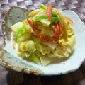 いずみるく's cooksnap of when they made 白菜のカニ風味和え.