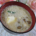 miyuki12's cooksnap of when they made 納豆なめこ汁　とろとろふわふわ～ん.
