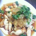 ＊Melmo＊'s cooksnap of when they made ささみネギおろしポン酢★.