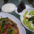 Ｈug's cooksnap of when they made 豚肉と小松菜の炒め物.