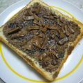 白いカピバラ's cooksnap of when they made 相性抜群！すりごまココア練乳トースト.