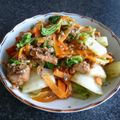 にゃんひろ's cooksnap of when they made 白菜とさばみそ煮缶で簡単ピリカラ煮物.