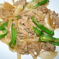 みかん主婦's cooksnap of when they made ネギと牛肉のちょい辛炒め.