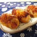 ふんわりしょこら's cooksnap of when they made ショウガ香るジューシー肉巻きおにぎり.