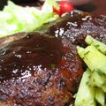 ひまーり's cooksnap of when they made ふっくらジューシィ☆ハンバーグ☆.