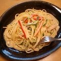 すがみほ's cooksnap of when they made 冷製パスタ（和風）からし酢みそ風味.