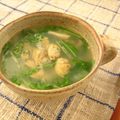 kigiri's cooksnap of when they made あさりと水菜のバタ～ス～プ.