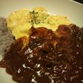 かのんさくら's cooksnap of when they made ふわふわ卵のオムハヤシ.