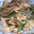 ももちゃろー's cooksnap of when they made ラードで炒めたレタスに玉子をからめて。.