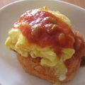 ミニチュアバジル's cooksnap of when they made オムライスのとろとろたまご☆.