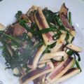 ぶるーあいす's cooksnap of when they made イカ一夜干しとニラの炒め物.
