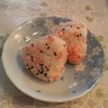 オレンジリング's cooksnap of when they made 甘塩鮭とごましおのおにぎり.
