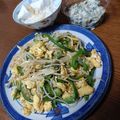 よちりん's cooksnap of when they made もやしとピーマンと卵のオイスター炒め.
