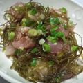 うまうま・らぶ's cooksnap of when they made マグロのポキ ハワイ.
