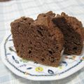 コンフリー's cooksnap of when they made 簡単　チョコ＆バナナケーキ☆彡.