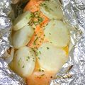 Leone0815's cooksnap of when they made クックパーで☆長いも＆鮭のバター蒸し☆.