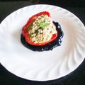 PGTips's cooksnap of when they made パプリカの肉詰め焼き（ご飯入り）.