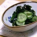 ピンクのたまご's cooksnap of when they made ワカメと胡瓜の酢のもの.