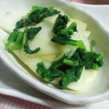 ＴＯＭＯＷＡＴ's cooksnap of when they made 蕪と蕪の葉の辛子和え.
