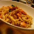 猫手毬's cooksnap of when they made 秋鮭の和風パスタ　～すだち風味～.