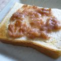 りーたみ's cooksnap of when they made 母の不思議な小梅ちゃんトースト★秘密は牛乳.