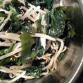 さぁ★たぁ★'s cooksnap of when they made もやしとほうれん草のゴマ和えナムル♪.