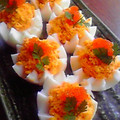 かめ凜's cooksnap of when they made 簡単☆とびっこinゆでたまご.