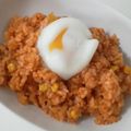 やしゅう's cooksnap of when they made 温玉のっけケチャップライス♡♥塩で.
