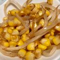 くっくあんず's cooksnap of when they made コーンが美味しいモヤシバター炒め.