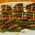 さくら＆りょう's cooksnap of when they made ミニオクラとソーセージのグリル.