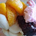 さんぱうろ's cooksnap of when they made ひんやり♪クリームあんみつ.