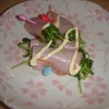 みのりっくす's cooksnap of when they made 豆苗のﾊﾑ巻き.